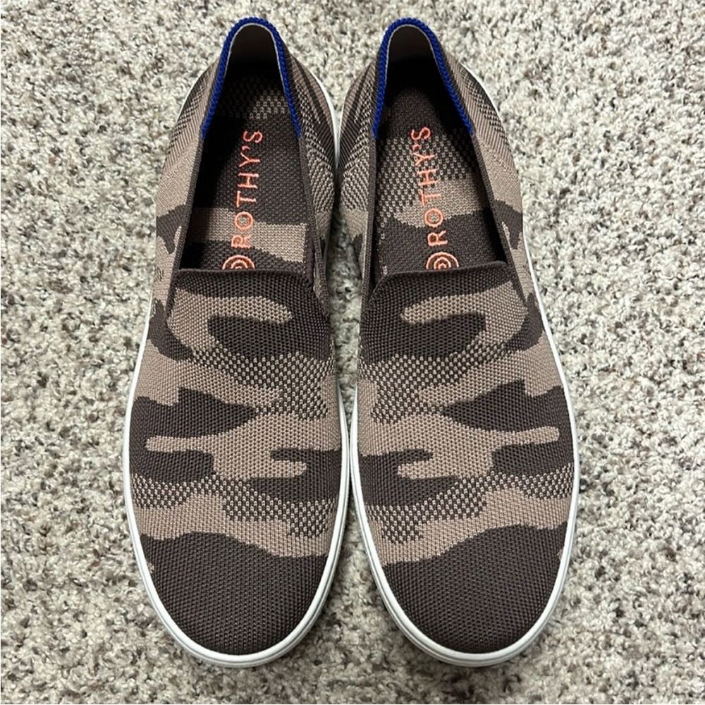 Rothy’s | Taupe Camo OG Slip-on Sneakers